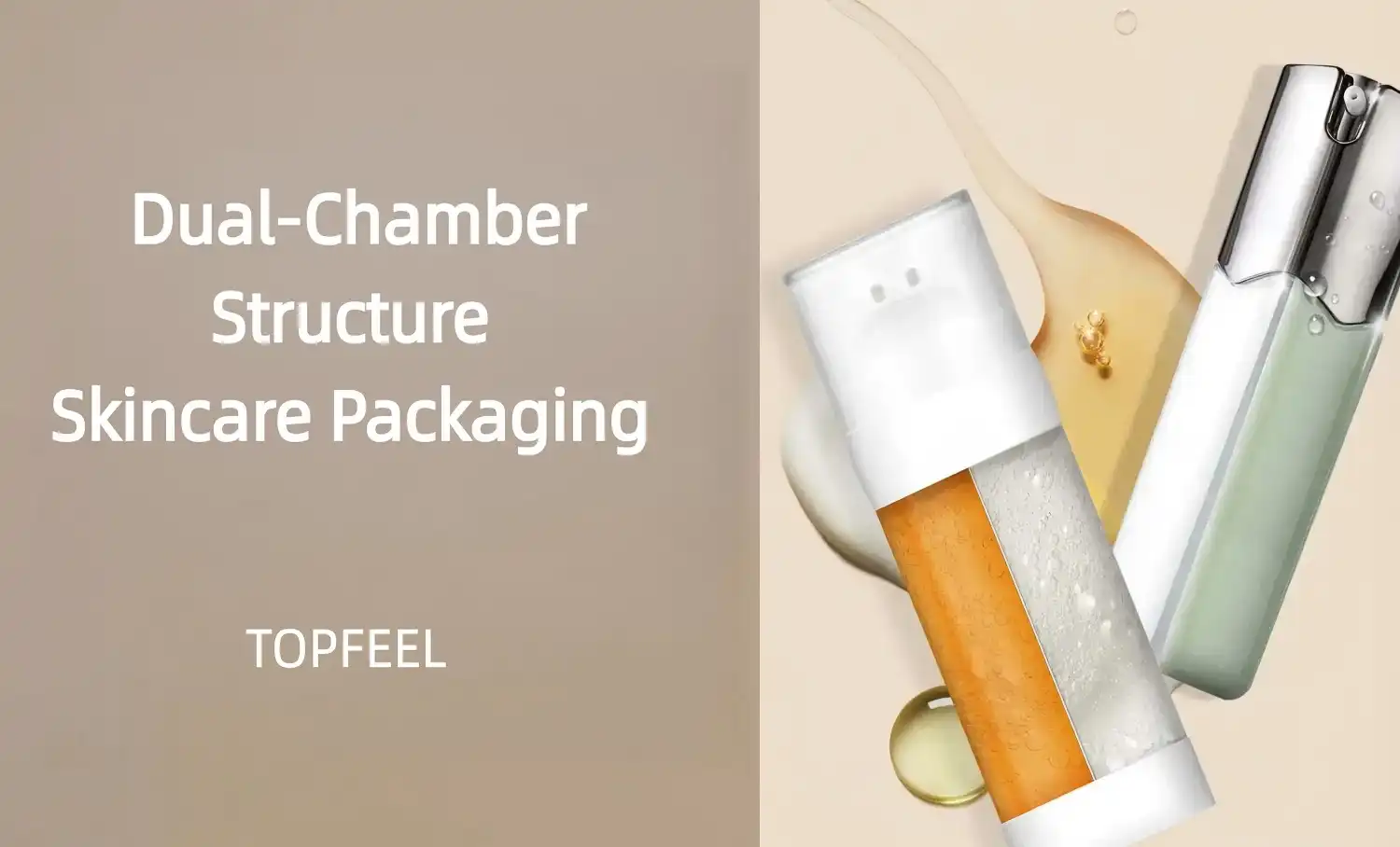 How Does Dual-Chamber Structure Skincare Packaging Achieve Precise Mixing? Structural and Material Analysis